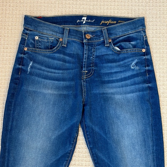 7 for All Mankind Josefina skinny boyfriend. Size 26. - Picture 3 of 13